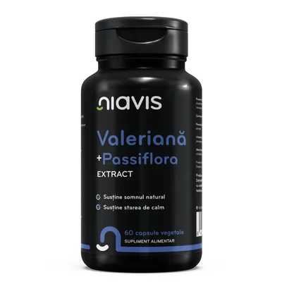 Valeriana + Passiflora extract 60cps, Niavis