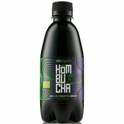 Kombucha cu mere si scortisoara bio 330 ml Vita Organic - PRET REDUS