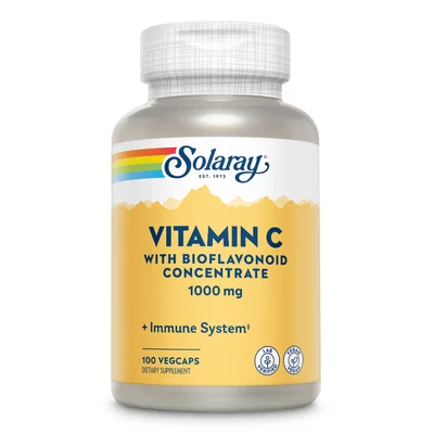 Vitamin C 1000mg (adulti) 100 cps, Solaray, Secom