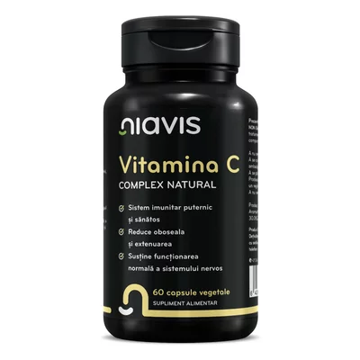 Vitamina C Extract Natural 60 cps, Niavis