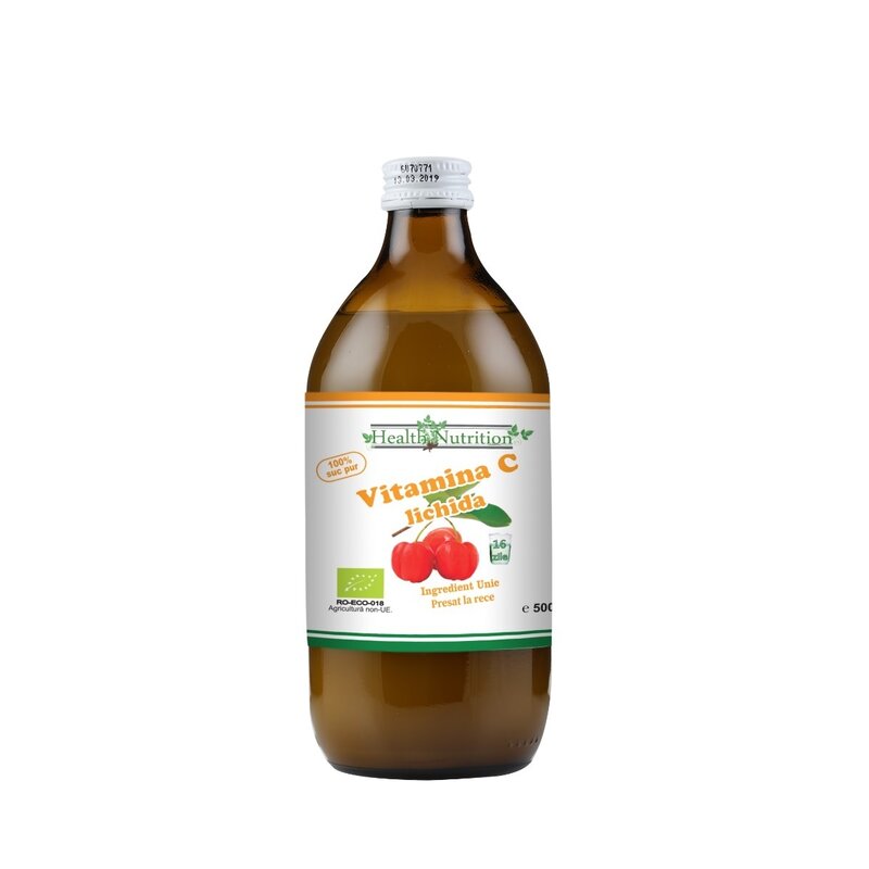 Vitamina c lichida bio, 500ml - health nutrition