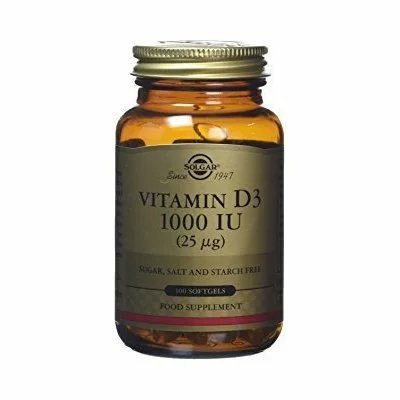 Vitamina D3 1000iu 100cps - SOLGAR