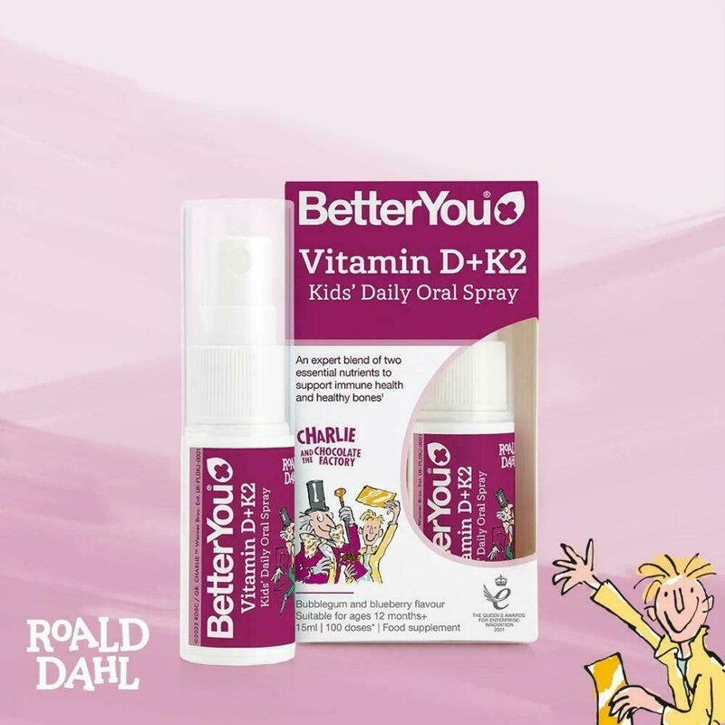 Vitamina D+K2 Kids Oral Spray, 15 ml, BetterYou