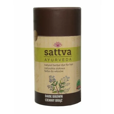 Vopsea Ciocolatiu Inchis (Saten Inchis) 150gr, Sattva Ayurveda