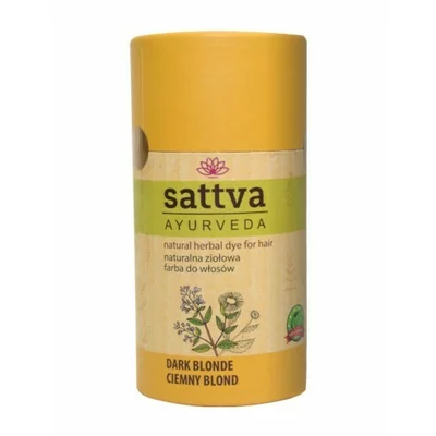Vopsea de par Blond Inchis 150gr, Sattva Ayurveda