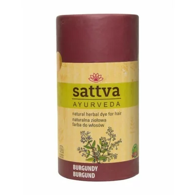 Vopsea de par Roscat Burgundy 150gr, Sattva Ayurveda