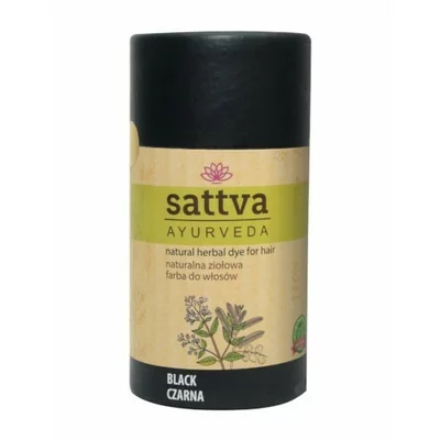 Vopsea Henna Negru, 150gr, Sattva Ayurveda