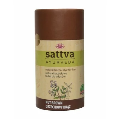 Vopsea Henna Saten Nuca 150gr, Sattva Ayurveda