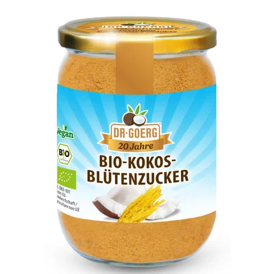 Zahar din nectar de flori de cocos bio 280g Dr. Goerg