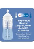 Biberon, Anti- Colici, Nuk First Choice+,  cu indicator de temperatură, 1+1 gratis, 300 ml, gri