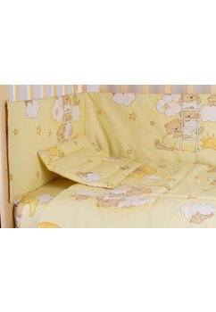 Aparatoare laterala 180 x 30 cm, ursuletul somoros galbena