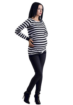 Blugi skinny gravide, 95% bumbac, Ren, negru