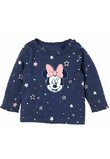 Bluza bebe, Minnie Mouse, bluemarin cu stelute colorate