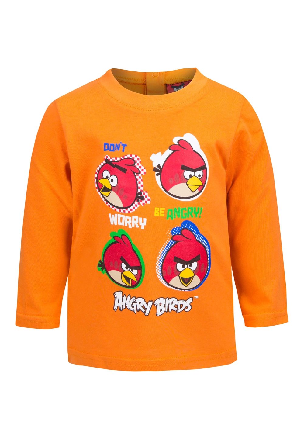 Bluza bebe, portocalie, Angry Birds DISNEY
