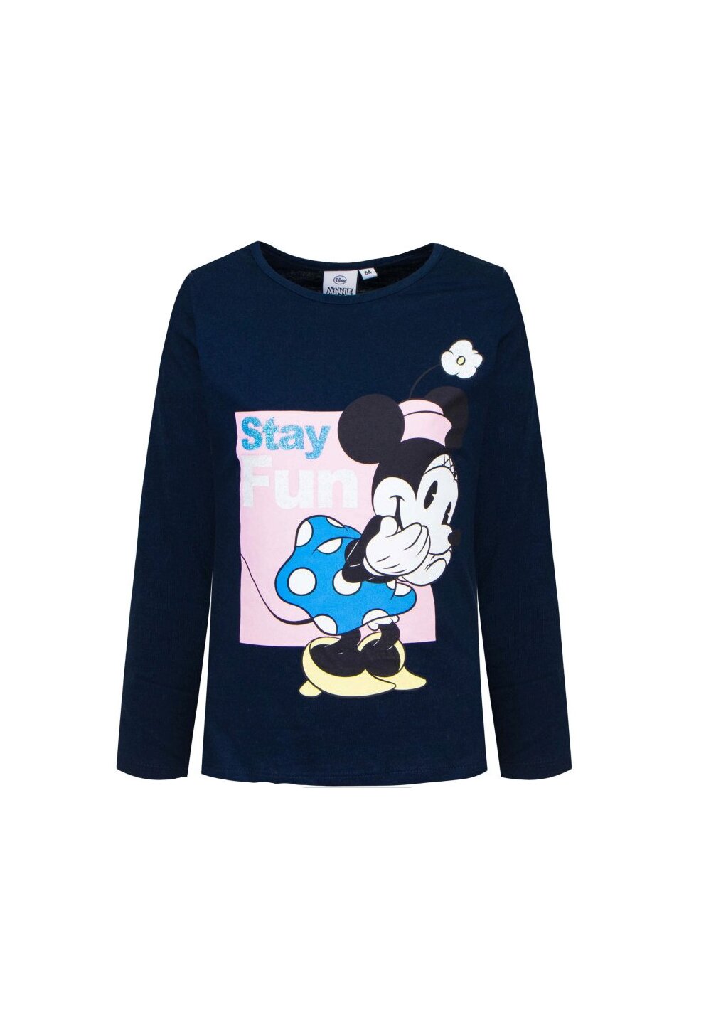 Bluza bumbac, Stay Fun, Minnie Mouse, bluemarin DISNEY