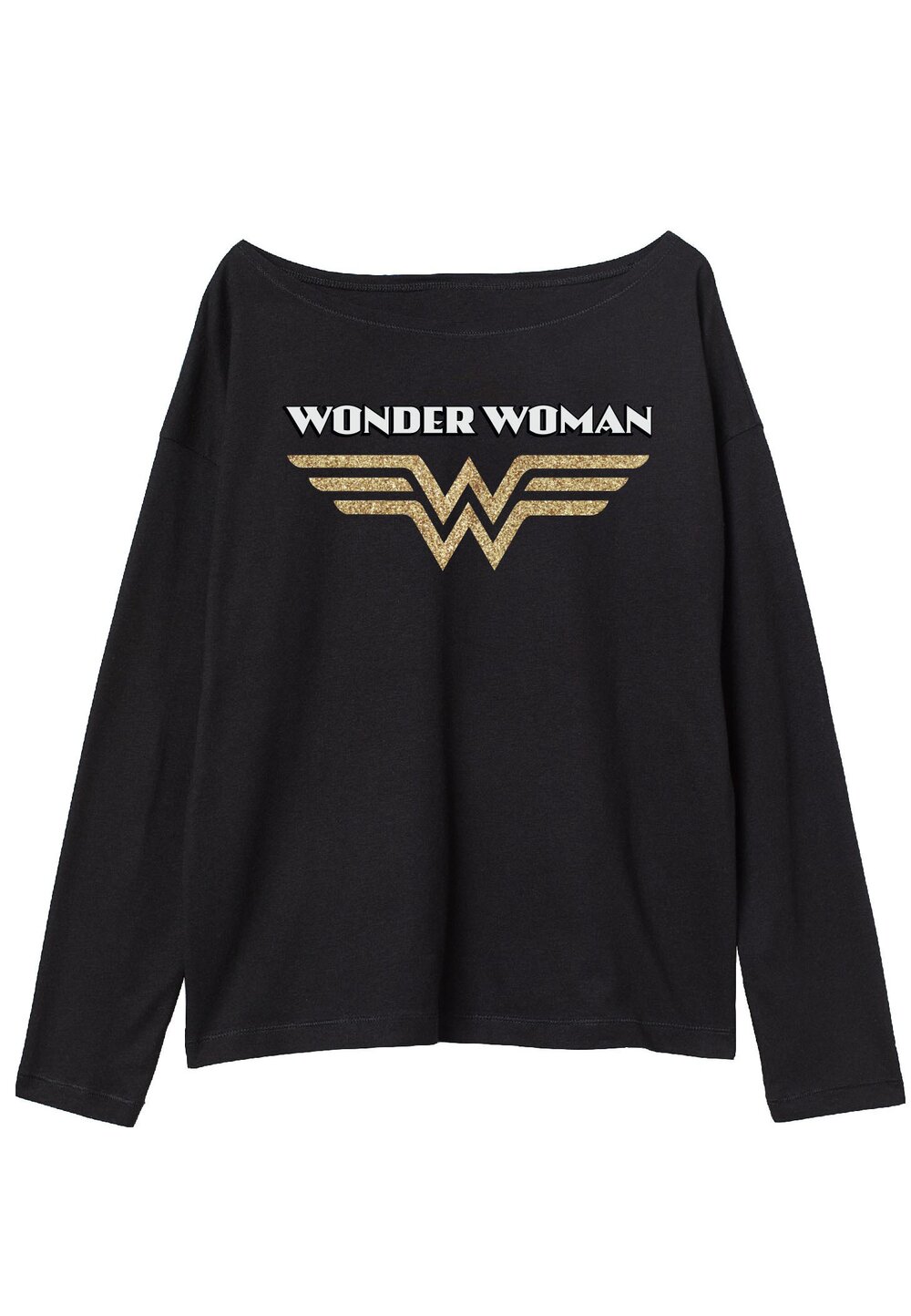 Bluza fete, Wonder Woman, neagra DISNEY