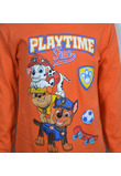 Bluza maneca lunga, bumbac, Playtime fun, Paw Patrol, portocaliu