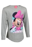 Bluza, Minnie Mouse, gri cu fundita roz