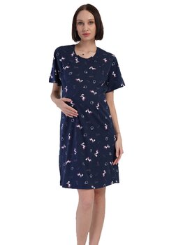Camasa pentru alaptat, bumbac, Enjoy, bleumarin