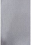 Cearceaf bumbac, gri cu stelute albe, 120x60 cm