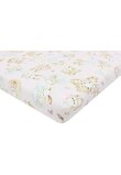 Cearceaf Prichindel, bumbac, Caprioara bambi si prietenii, roz, 120x60 cm