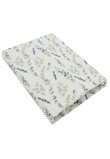 Cearceaf Prichindel, bumbac, Flori de eucalipt, 120x60 cm, multicolor