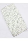 Cearceaf Prichindel, bumbac, Flori de eucalipt, 120x60 cm, multicolor