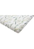 Cearceaf Prichindel, bumbac, Flori de eucalipt, 120x60 cm, multicolor