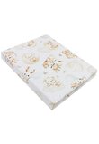 Cearceaf Prichindel, patut, Caprioara bambi si prietenii, alb, 140x70 cm