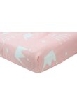 Cearceaf Prichindel, patut, coronite Princess, roz, 140x70 cm
