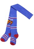 Ciorapi cu chilot, 75% bumbac, Superman, albastri