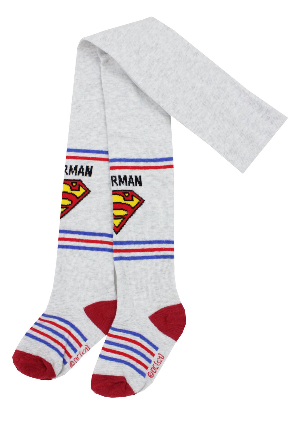 Ciorapi cu chilot, 75% bumbac, Superman, gri DISNEY