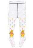 Ciorapi cu chilot, 75% bumbac, Winnie the Pooh, gri cu buline