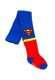 Ciorapi cu chilot, bebe, 75% bumbac, Superman, albastru