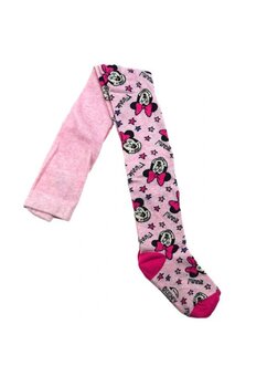 Ciorapi cu chilot, cu stelute roz si mov,Minnie
