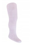 Ciorapi cu chilot, fete, 80%bumbac, alb cu model