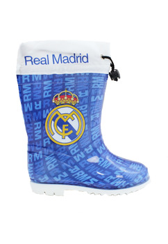 Cizme baieti,  din PVC, Real Madrid, albastru