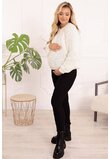 Colanti gravide grosi, 96% bumbac, negru