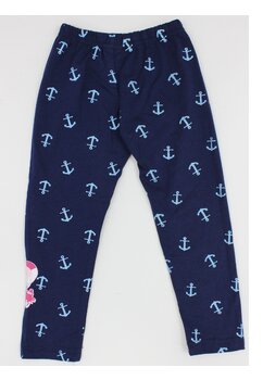 Colanti Minnie, 95% bumbac, bluemarin cu ancore