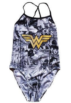 Costum de baie intreg, Wonder Woman, negru