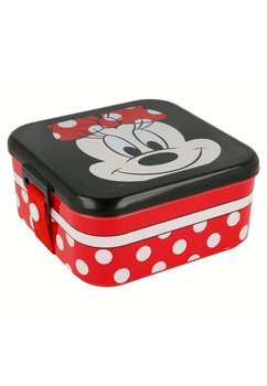 Cutie alimentara, rosie cu buline albe, Minnie Mouse
