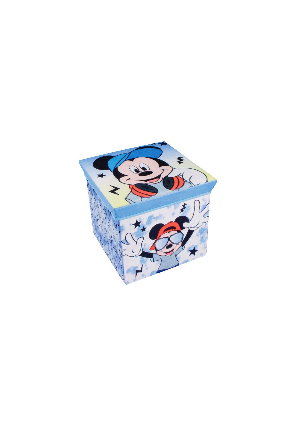 Cutie depozitare, Mickey Mouse, albastra cu stelute Accesorii