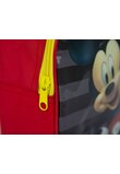 Ghiozdan Mickey Mouse, rosu, 100%poliester, 24x10x20 cm