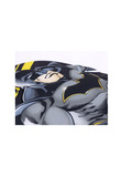 Ghiozdan poliester, 3D, Batman, negru, 31 x 10 x 25 cm
