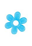 Inel gingival soft, floare, albastru, +3luni