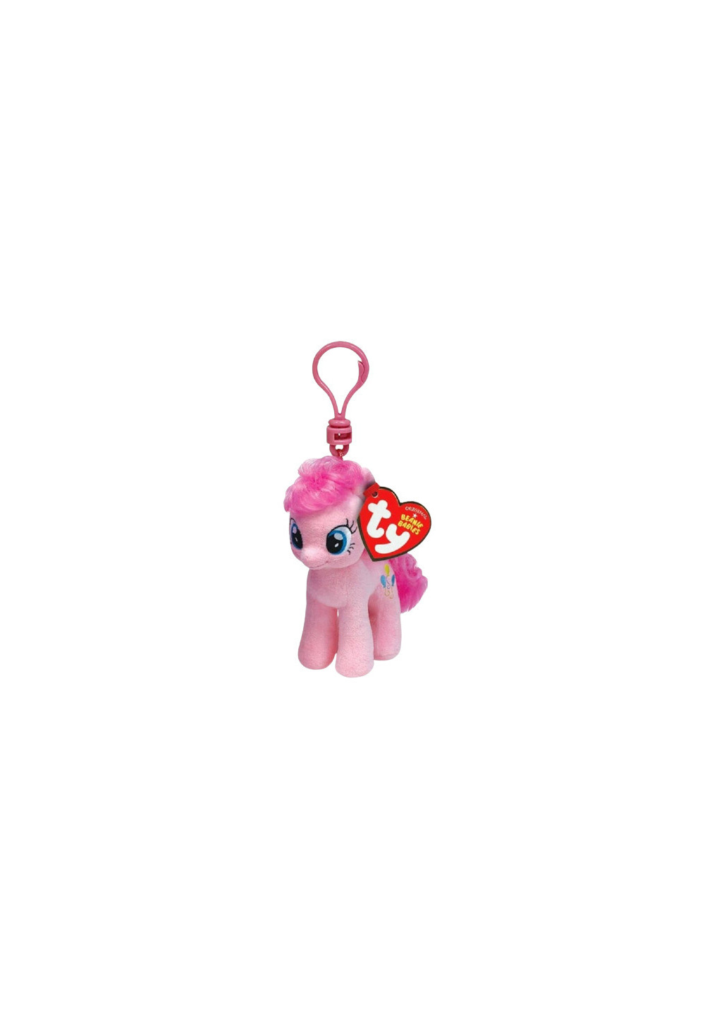 Jucarie plus, tip brelog, Pony, roz, 10 x 6 cm