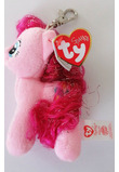Jucarie plus, tip brelog, Pony, roz, 10 x 6 cm
