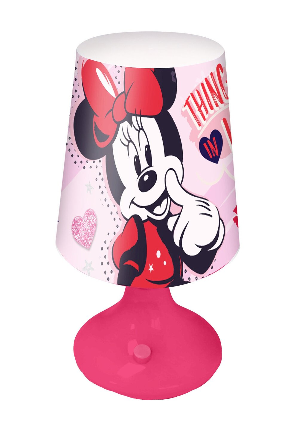 Lampa cu led, Minnie Mouse, roz DISNEY