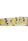 Lenjerie 4 piese, Minnie si Mickey, galben, 120x60cm