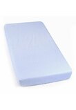 Lenjerie 4 piese, Prichindel, coronite si buline, albastru,120x60 cm